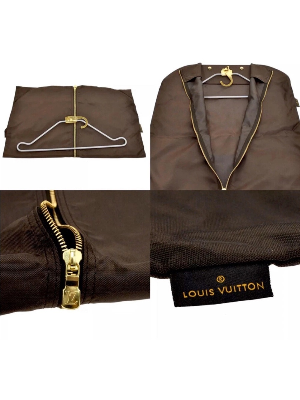 Authentic Louis Vuitton Pegase Garment Bag with Hanger – Brown